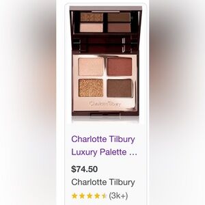 Charlotte Tilbury Bella Sofia eyeshadow pallet- New